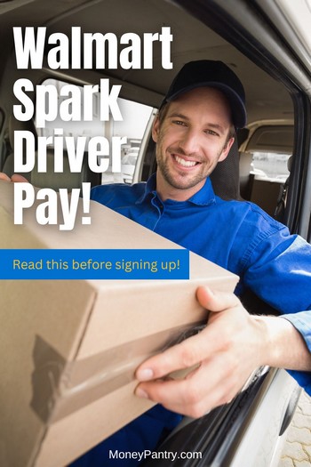 Spark driver delivering a package.