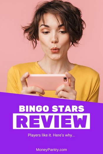 Player playing bingo on Bingo Stars app