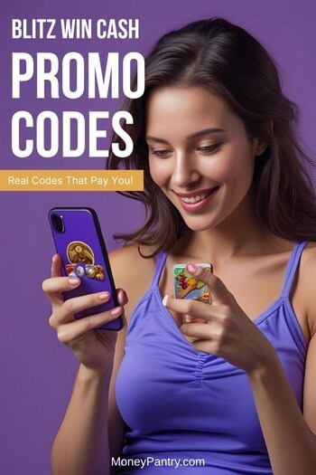 Learn to get Blitz Win Cash promo codes that work! User entering Blitz Win Cash promo codes to earn bonus.